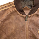 Adidas Originals A-15 80’s - 90’s Brown Vintage Leather Bomber Jacket (L)
