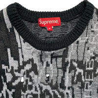 Supreme Trebark Grey Black and White Jumper (M)