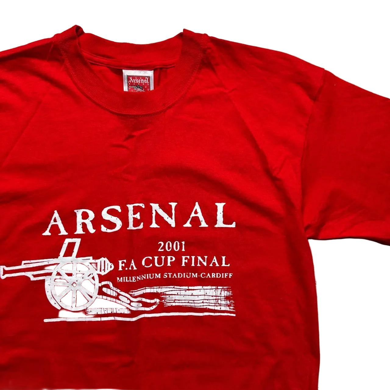 Arsenal FA Cup Final 2001 Vintage T Shirt (S)