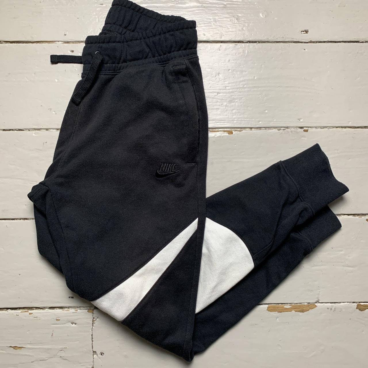 Nike Big Swoosh Black and White Joggers