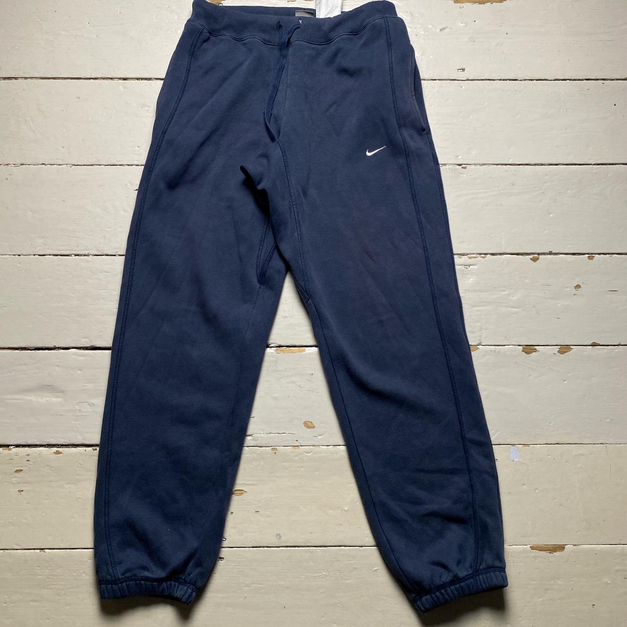Nike Vintage Swoosh Navy and White Baggy Joggers