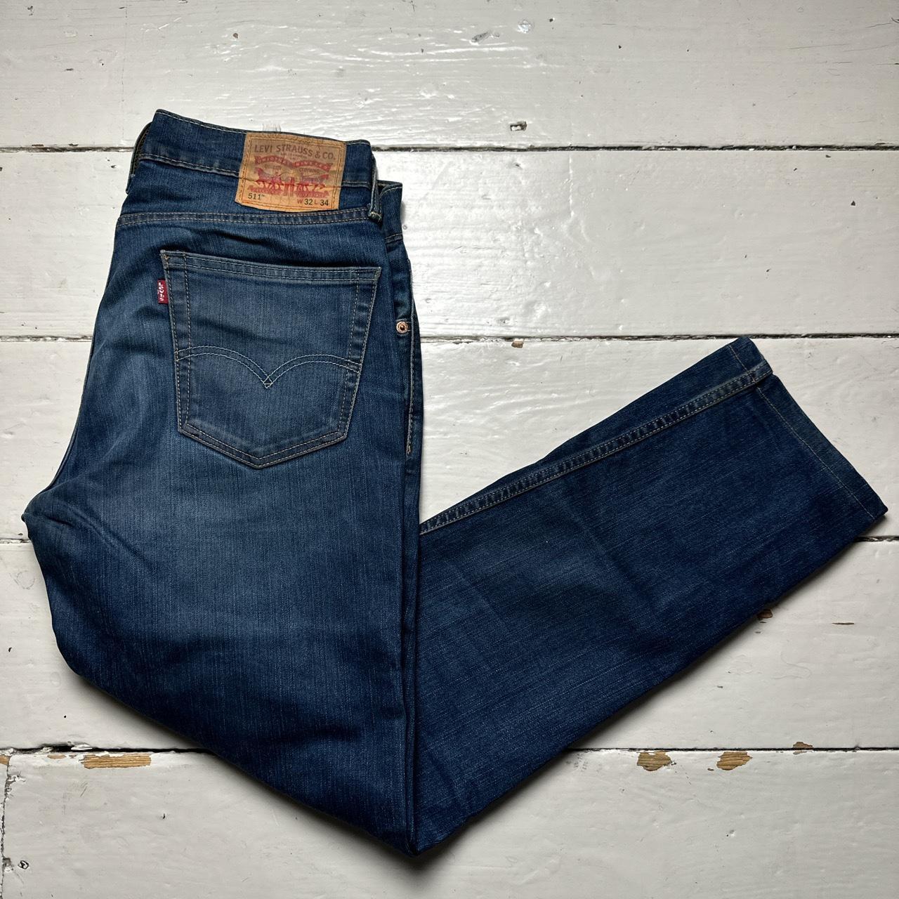 Levis 511 Vintage Navy Slim Jeans