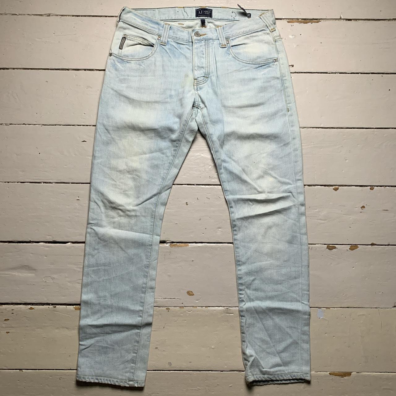 Armani J08 Vintage Light Blue Jeans