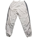 Adidas White and Navy Stripe Baggy Trackpant Shell Bottoms (36W)