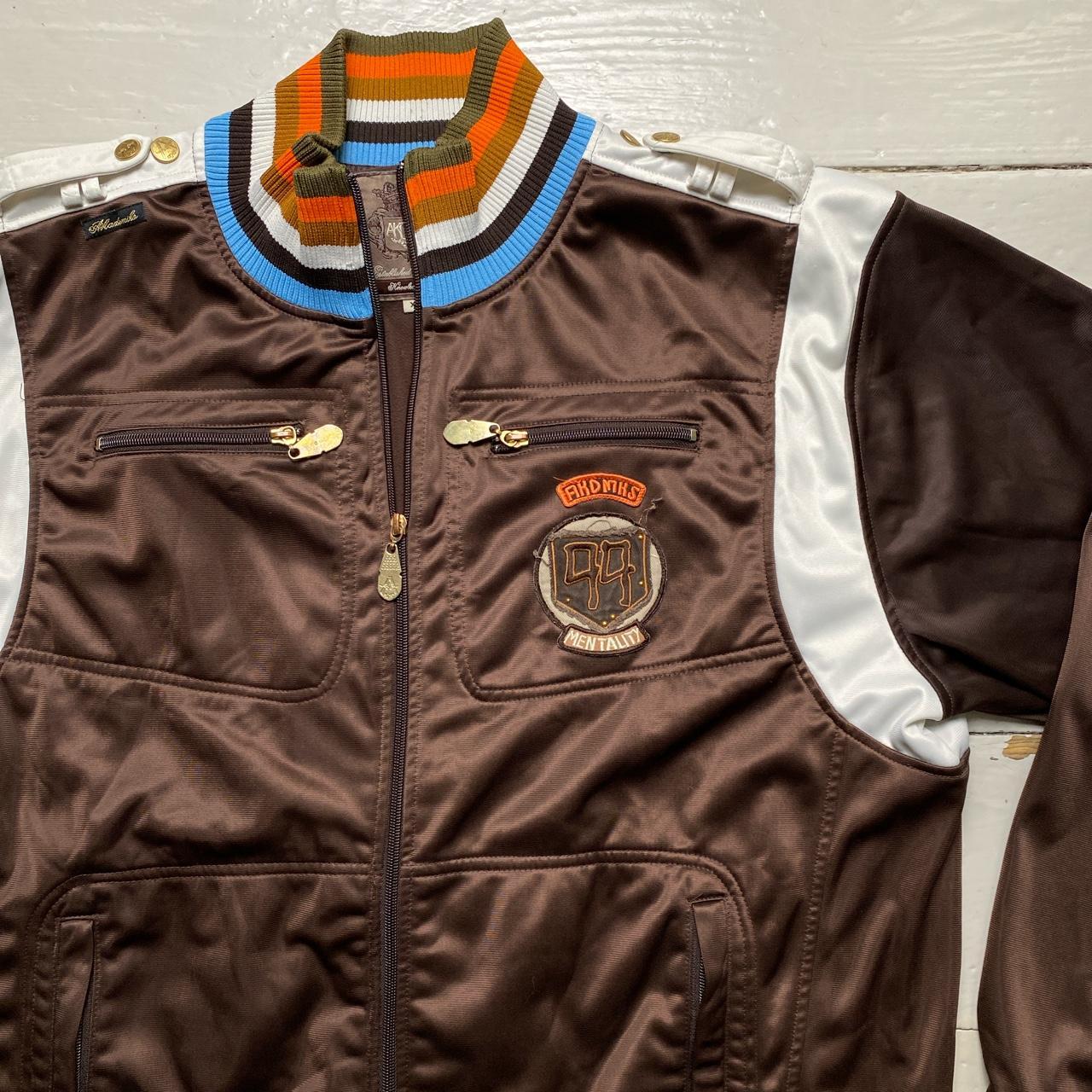 Akademiks Brown Vintage Tracksuit Jacket