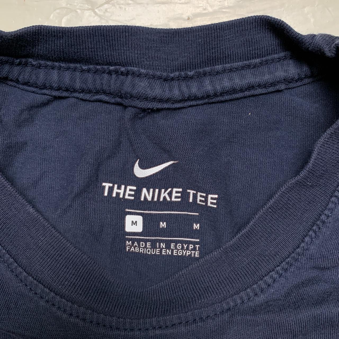 Nike Just Do It T Shirt Navy and Purple