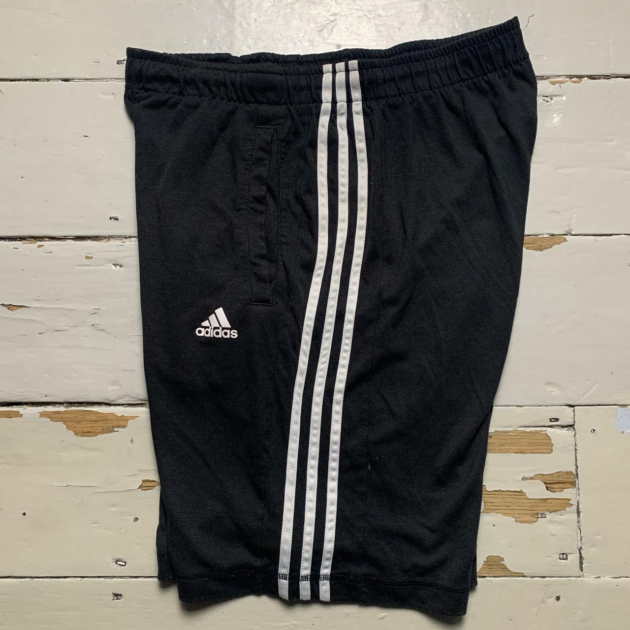 Adidas Essentials Black and White Shorts