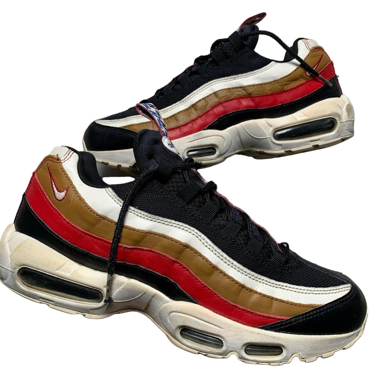 Nike Air Max 95 Pull Tab Black White and Red (UK 9)