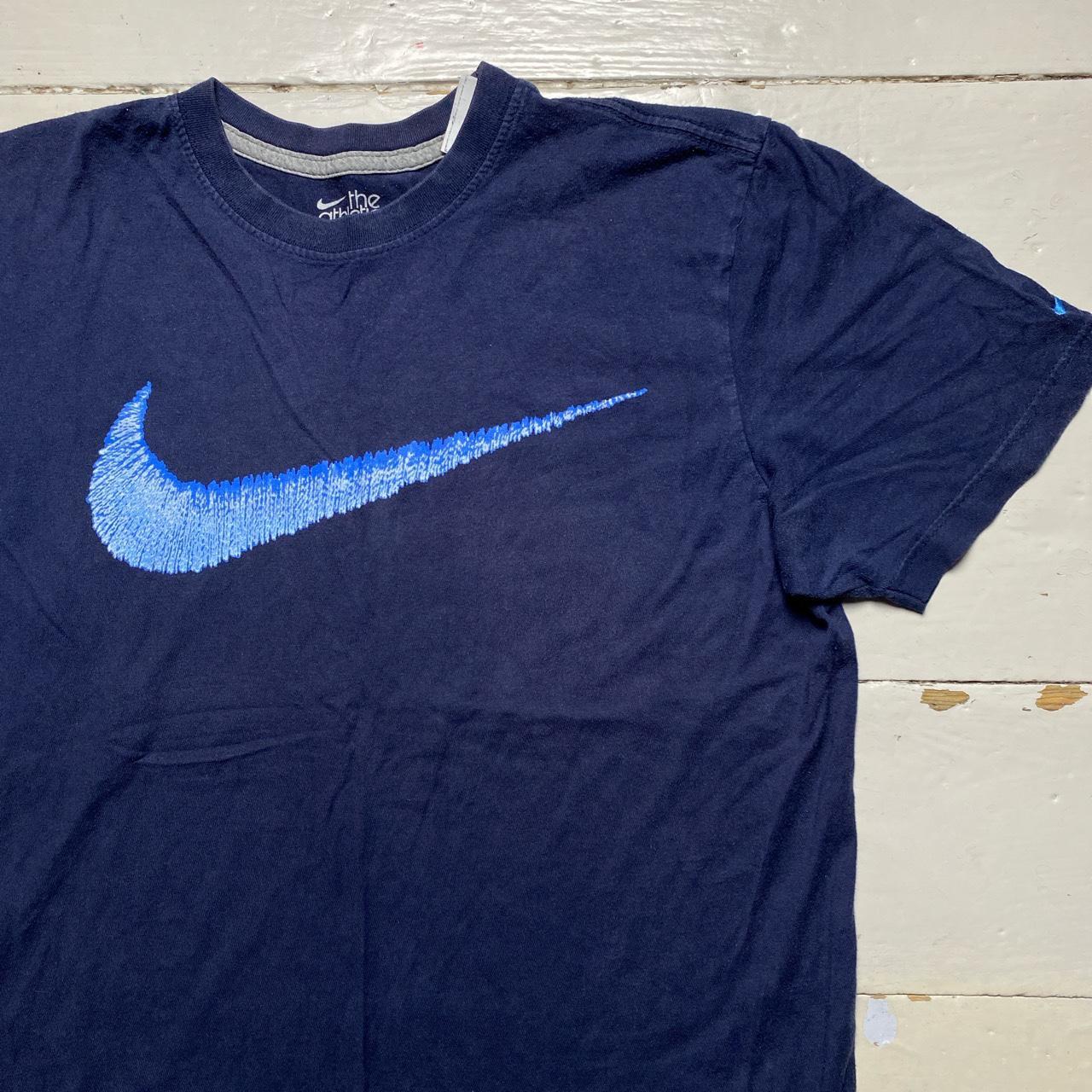 Nike Big Swoosh T Shirt Navy