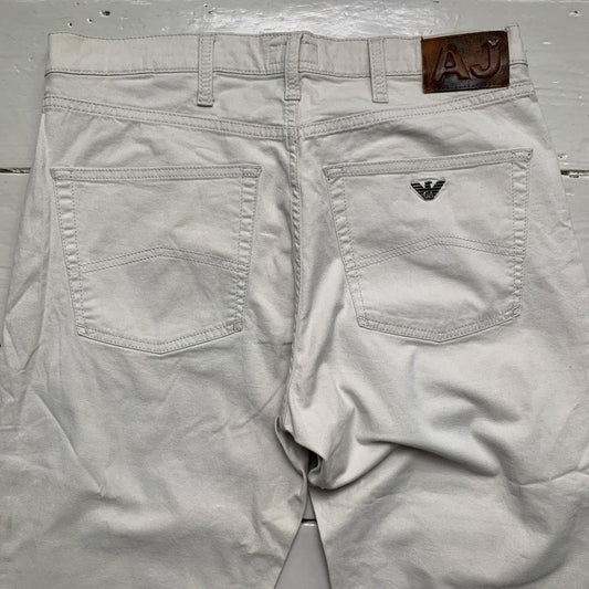 Armani Vintage Cream Jeans