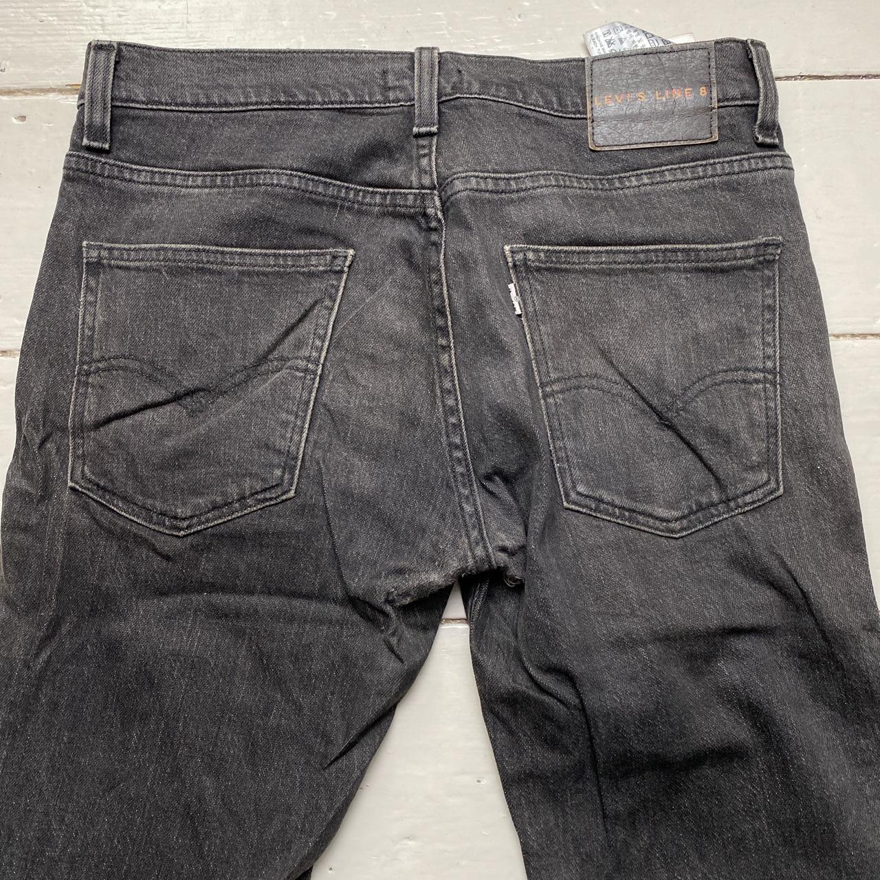 Levis Line 8 Charcoal Grey Jeans