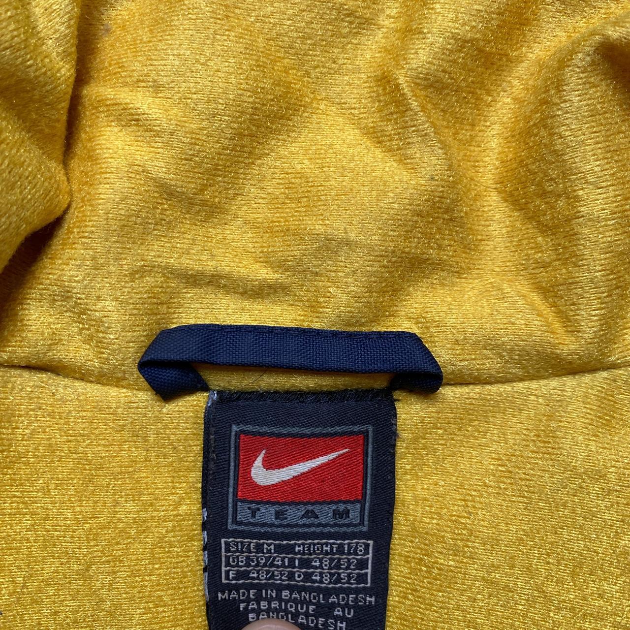 Arsenal Rare Nike Vintage 90’s Football Long Navy and Yellow Coat