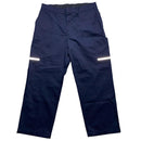 Fedex Navy Utility Reflective Strip Cargo Trousers (38W)