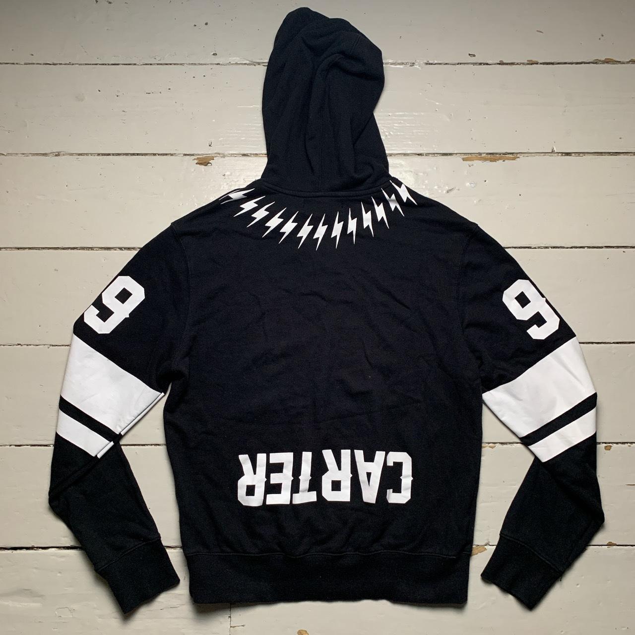 Rocawear Black and White Carter Jay Z Hoodie