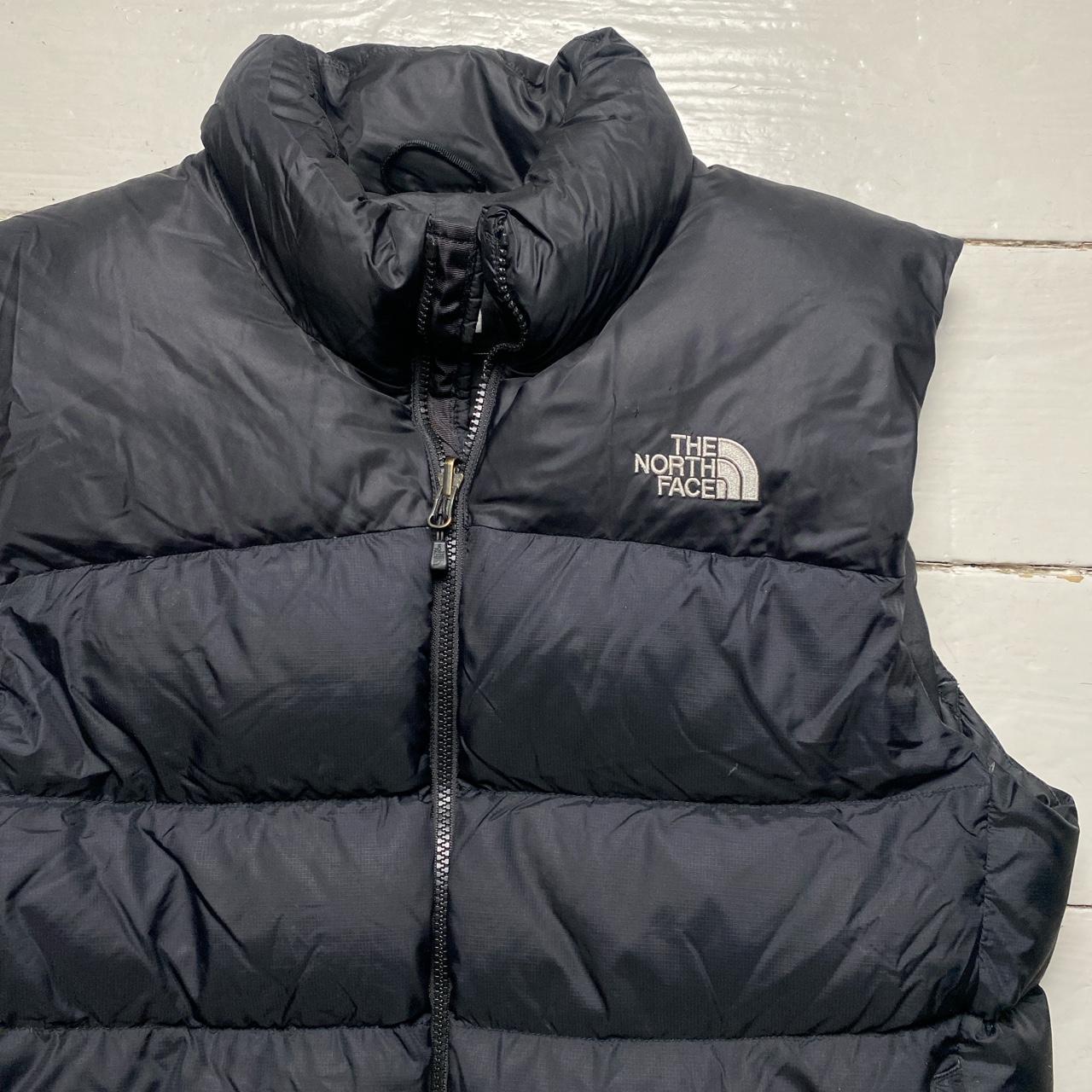 The North Face 6 Row Black and White Gilet