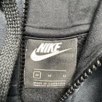Nike Swoosh Black and White Hoodie (M)