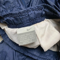 Nike Vintage Baggy Shell Navy and White Track Pant Shorts (M)