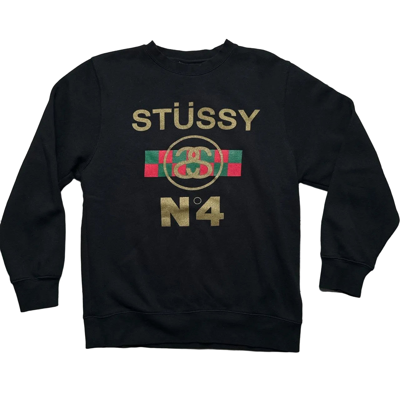 Stussy Gucci Vintage Jumper Black and Gold (M)