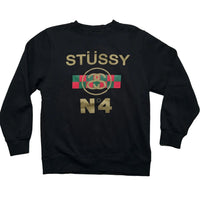 Stussy Gucci Vintage Jumper Black and Gold (M)