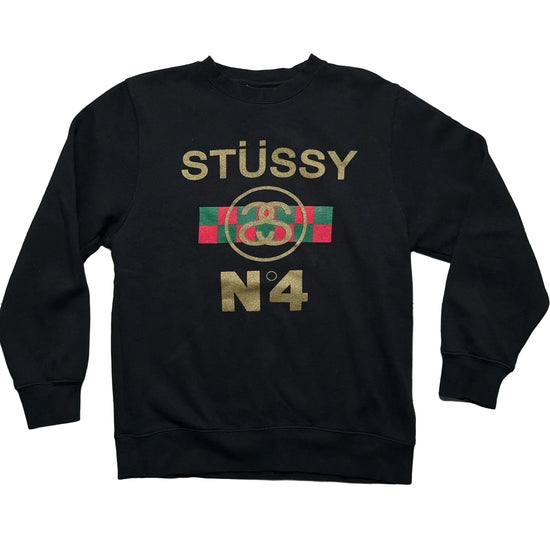 Stussy Gucci Vintage Jumper Black and Gold (M)