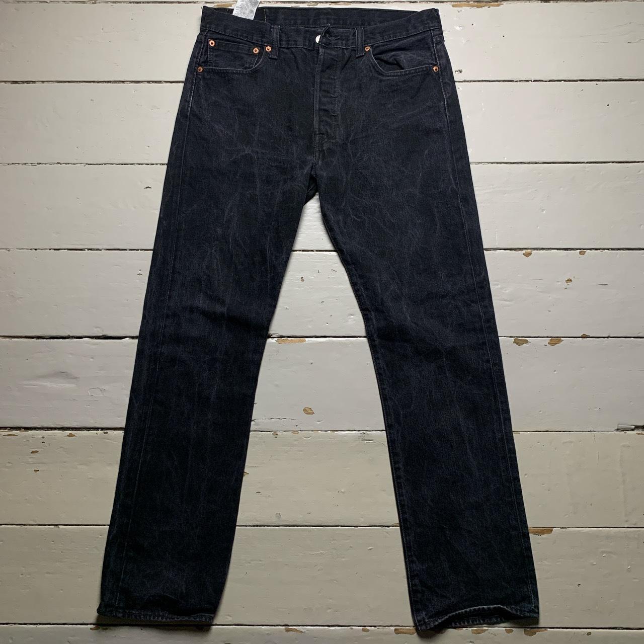 Levis 501 Black Stonewashed Jeans