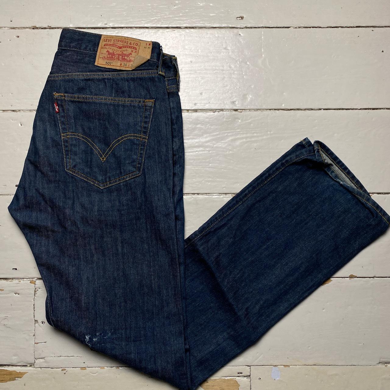 Levis 501 Vintage Navy Jeans