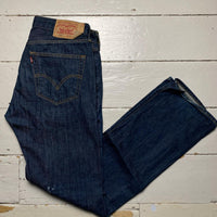 Levis 501 Vintage Navy Jeans