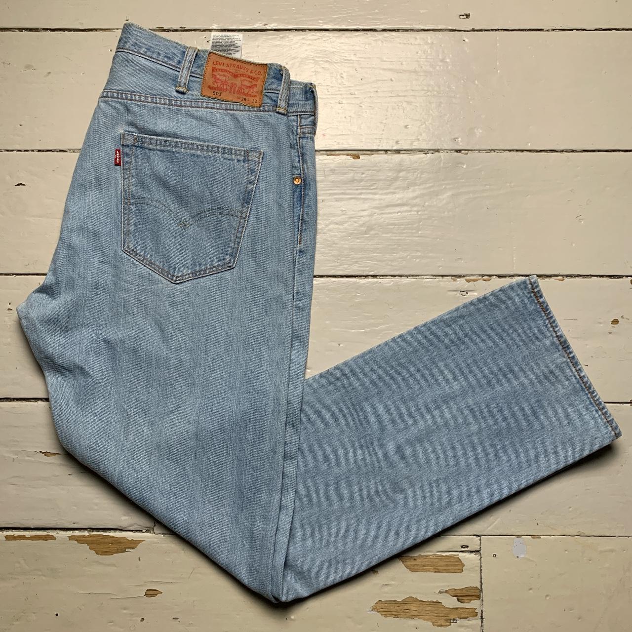 Levis 501 Light Blue Baggy Jeans