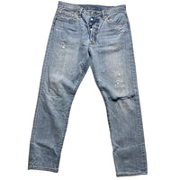 Levis 501 S Light Blue Distresed Jeans (31W)