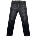 True Religion Geno Black and Gold Big Stitch Jeans (34W)