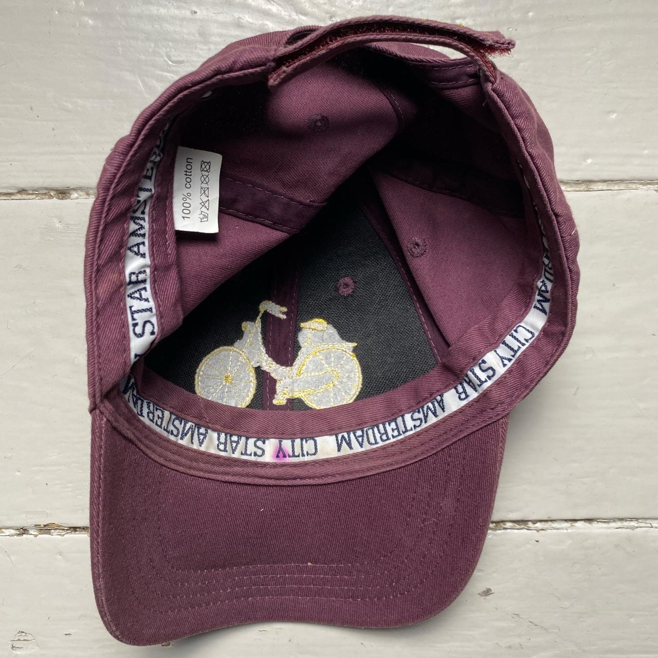 Amsterdam Burgundy and Yellow Cap