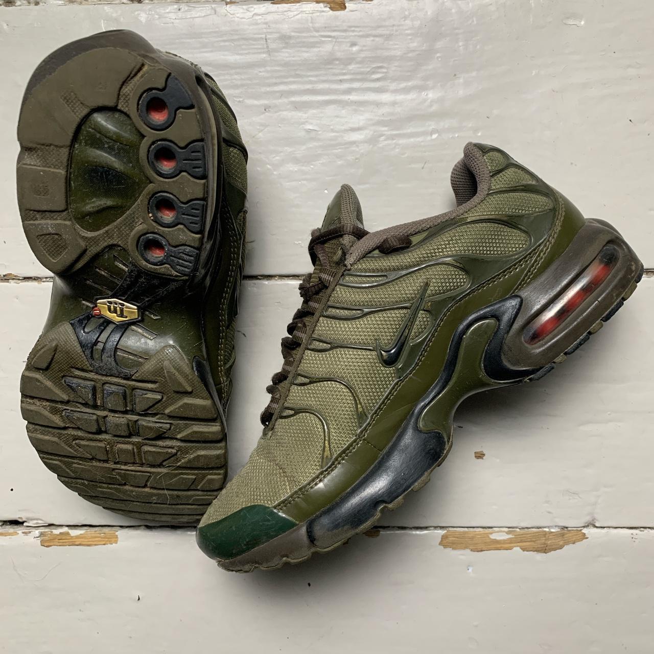 Nike TN Air Max Plus Khaki Green Wear Garson