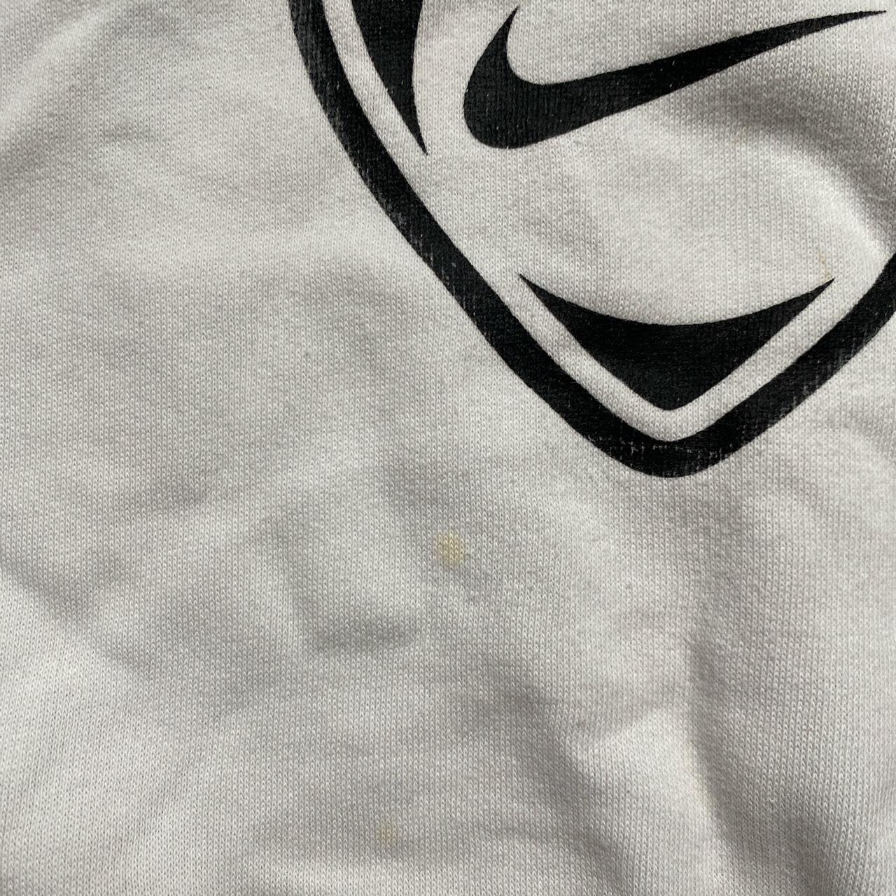 Nike Vintage Football White Navy and Red Hoodie