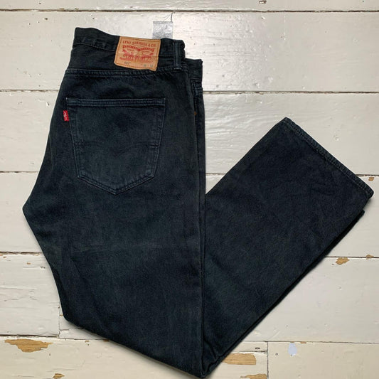 Levis 501 Black Baggy Jeans