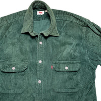 Levis Jumbo Corduroy Green Shirt (M)