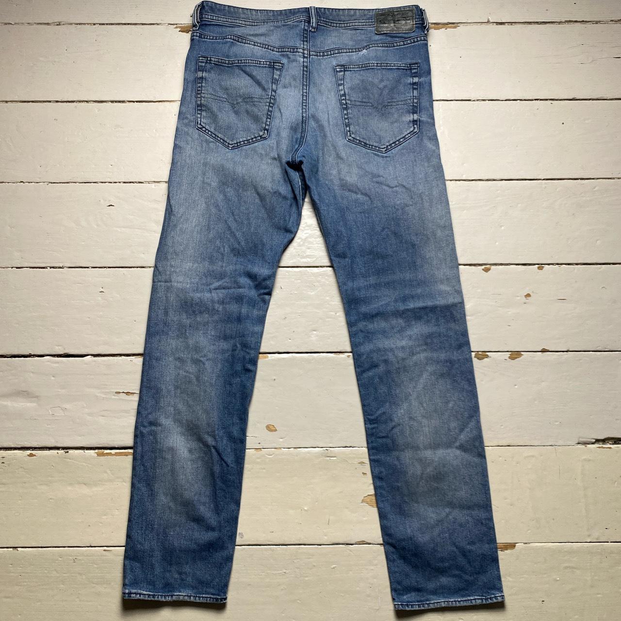 Diesel Buster Stonewashed Navy Jeans