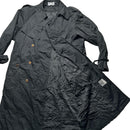 YSL Yves Saint Lauren Vintage 90’s Trench Coat Black (XL)