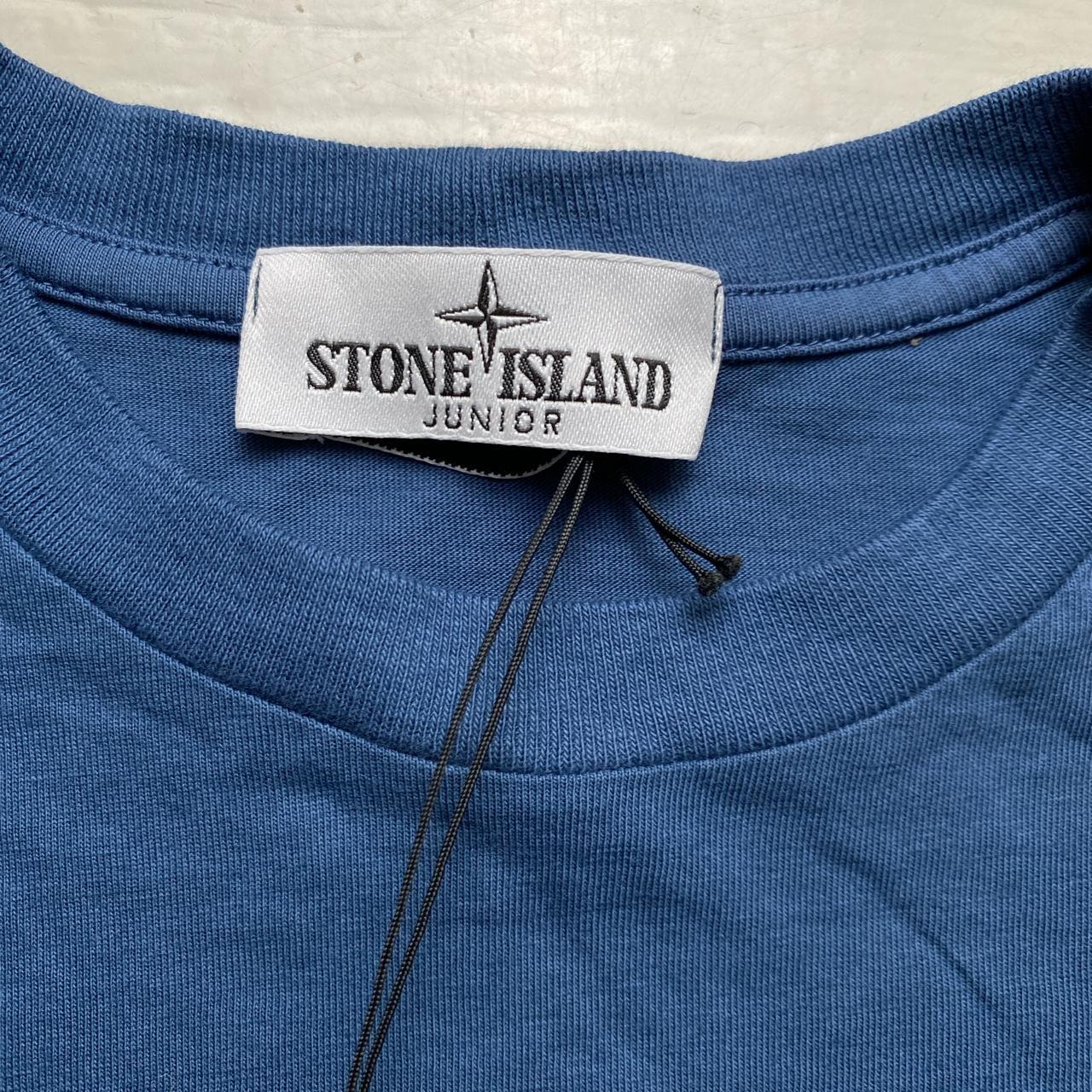 Stone Island Junior Blue T Shirt