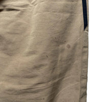 Adidas Sand Brown and Black Stripe Shell Trackpant Bottoms (M)