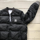 Adidas Puffer Jacket Reversible Black and White