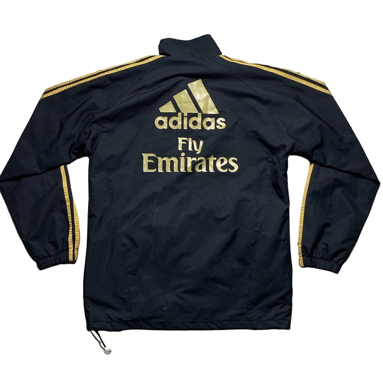 AC Milan Football Vintage Black Gold and Red Shell Tracksuit (L)