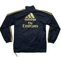AC Milan Football Vintage Black Gold and Red Shell Tracksuit (L)