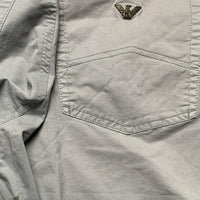 Armani Vintage J45 Regular Fit Silver Jean Trousers