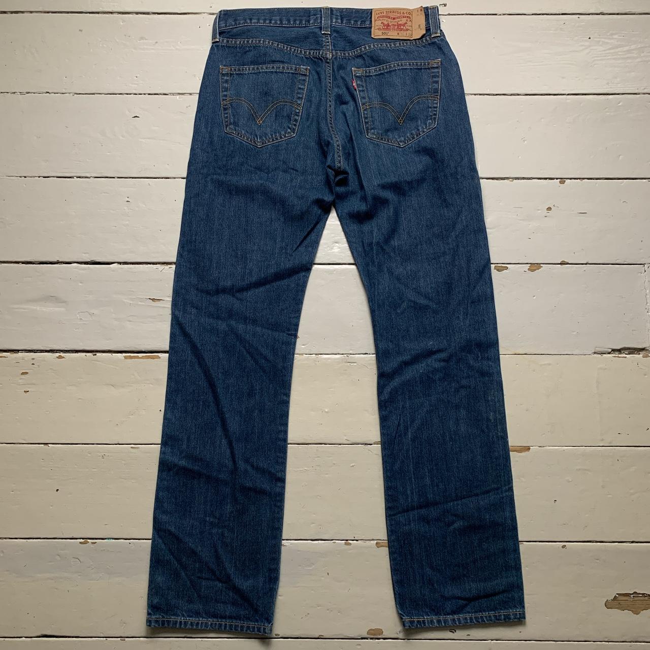 Levis 501 Vintage Navy Jeans