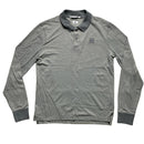 CP Company Grey Long Sleeve Polo Shirt (M)