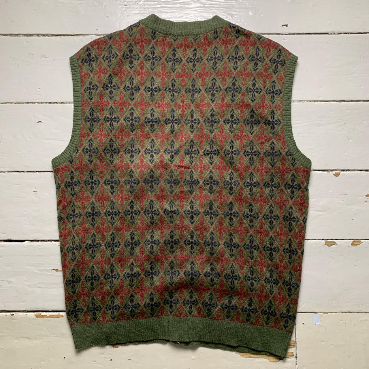 Burberrys Vintage Knit Cardigan Vest Gilet Jumper