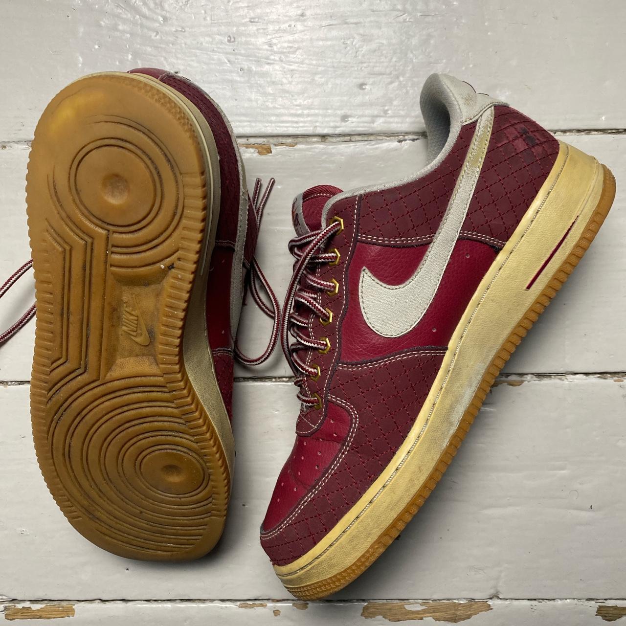 Nike Air Force 1 Lumber Red and White