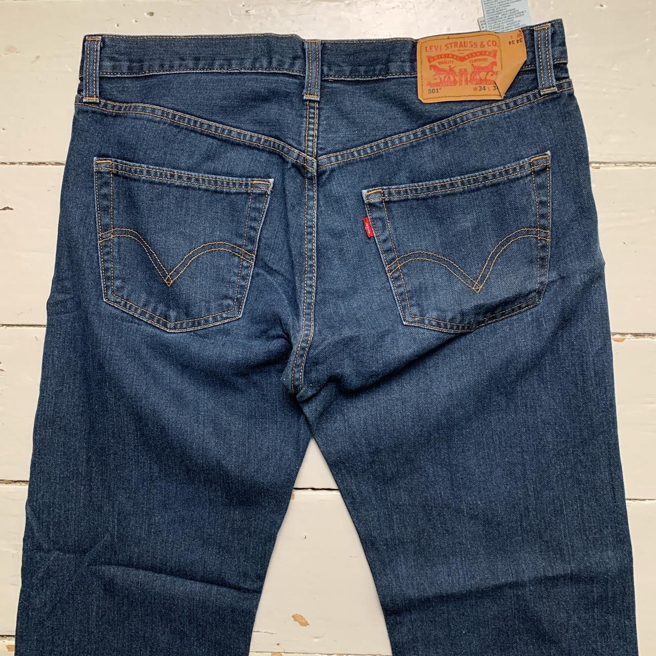 Levis 501 Navy Jeans