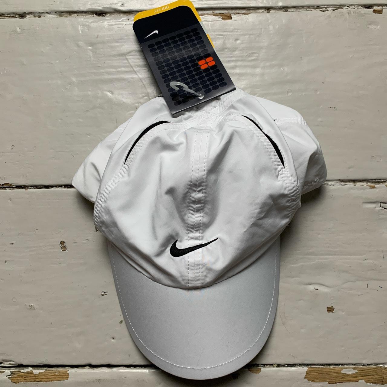 Nike Dri Fit White and Black Cap