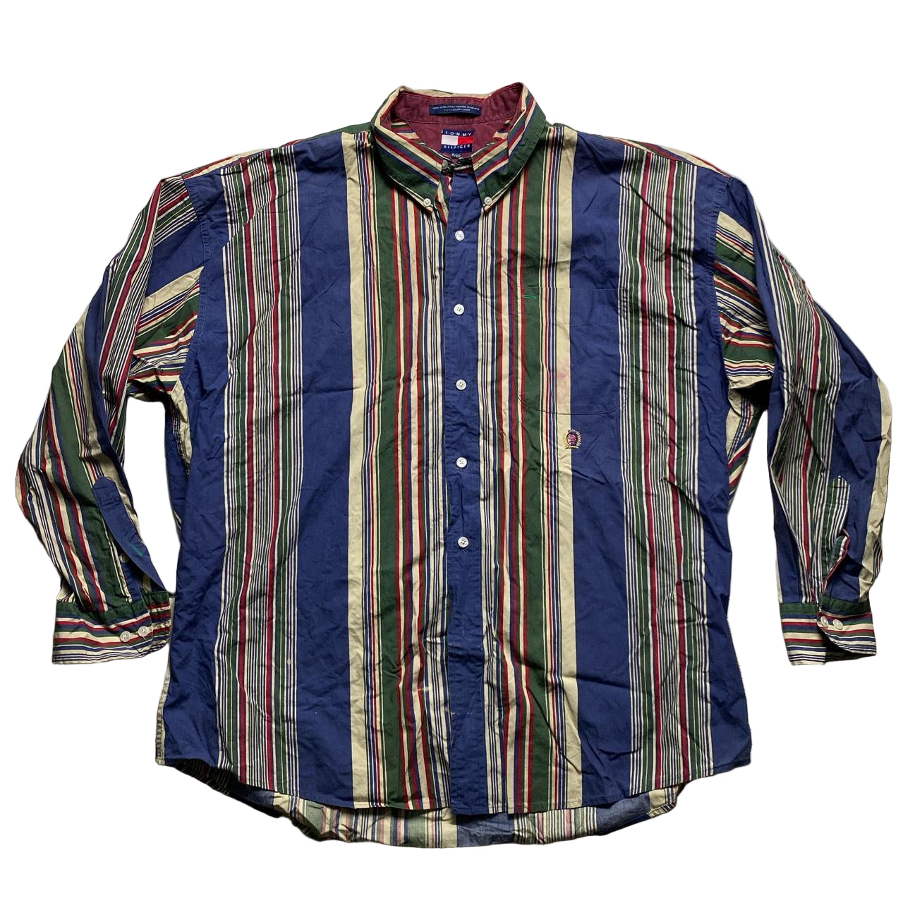 Tommy Hilfiger Vintage Striped Multi Colour Shirt (XL)